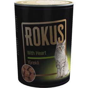 Rokus Yürekli 410 gr Konserve Kedi Maması
