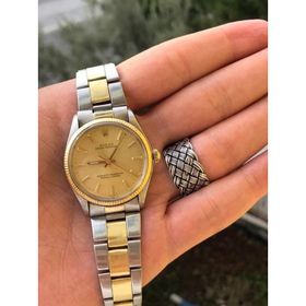 Rolex Oyster Perpetual Date 1505 Altın Çelik Kol Saati