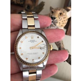 Rolex Oyster Perpetual Date 1505 Altın Çelik Kol Saati