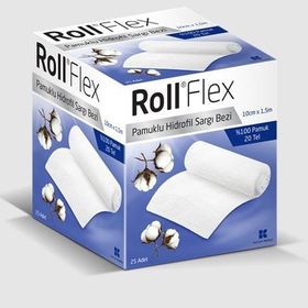 Roll 10 cm 1.5 mt Hidrofil Flex Sargı Bezi