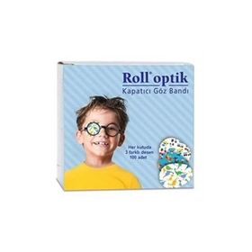 Roll 100 Adet Optik Desenli Kapatıcı Göz Bandı