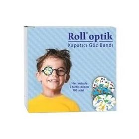 Roll 100 Adet Optik Desenli Kapatıcı Göz Bandı