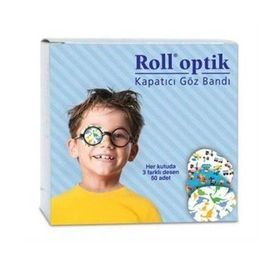 Roll 50 Adet Optik Desenli Kapatıcı Göz Bandı