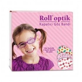 Roll 50 Adet Optik Desenli Kapatıcı Göz Bandı