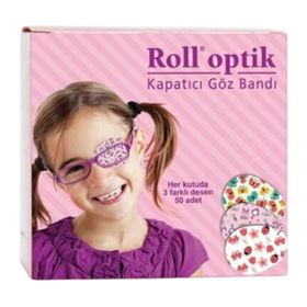 Roll 50 Adet Optik Desenli Kapatıcı Göz Bandı