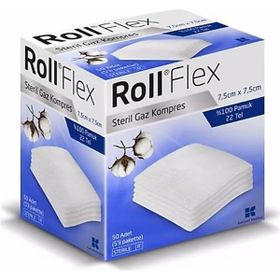 Roll 7.5x7.5 cm 50'li Emici Kompres Ped