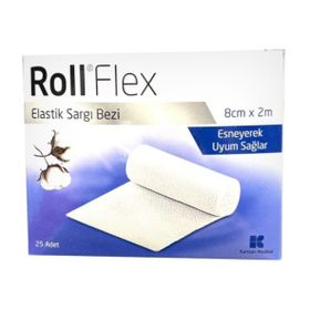 Roll 8 cm Flex Elastik Sargı