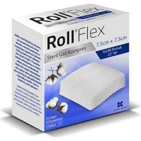 Roll 8699592806750 7.5x7.5 cm 25'li Flex Gaz Kompres