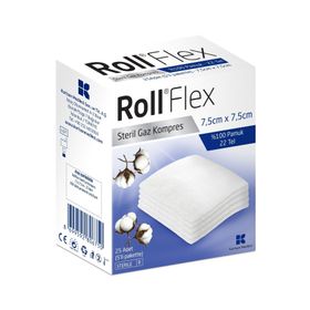 Roll 8699592806750 7.5x7.5 cm 25'li Flex Gaz Kompres