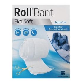 Roll 8x1 mt Eko Soft Kesilebilir Yara Bandı