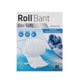 Roll 8x1 mt Eko Soft Kesilebilir Yara Bandı