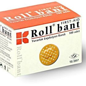 Roll Bant Fırst Aid Yuvarlak Enjeksiyon Bandı