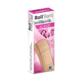 Roll Bant Tekstil Klasik 10'lu Yara Bandı