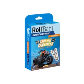 Roll Canavar Kamyonlar 12 Adet Yara Bandı