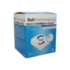 Roll Emici 7.5 cm x7.5 cm 50 Adet Gaz Kompres