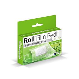 Roll Film Pedli 5x7.2 cm 10'lu Steril Pedli Film Yara Örtüsü