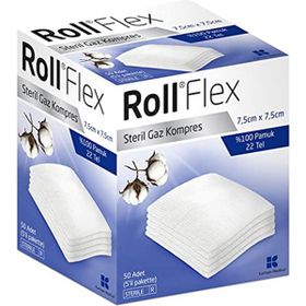 Roll Flex 7.5x7.5 cm 100'lü Gaz Kompress