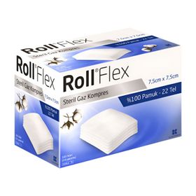 Roll Flex 7.5x7.5 cm 100'lü Gaz Kompress