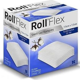 Roll Flex 7.5x7.5 cm 50 Adet Steril Gaz Kompres