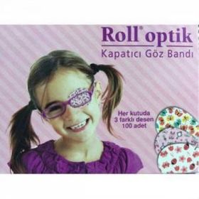 Roll Optik 100'lü Kız Çocuk Göz Kapama Bandı