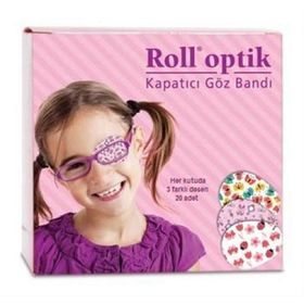 Roll Optik 100'lü Kız Çocuk Göz Kapama Bandı