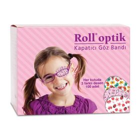 Roll Optik 100'lü Kız Çocuk Göz Kapama Bandı