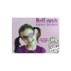 Roll Optik 100'lü Kız Çocuk Göz Kapama Bandı