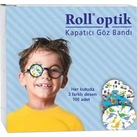 Roll Optik Erkek 100'lü Kapatıcı Göz Bandı