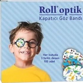 Roll Optik Erkek 100'lü Kapatıcı Göz Bandı