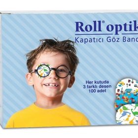 Roll Optik Erkek 100'lü Kapatıcı Göz Bandı