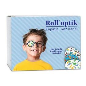 Roll Optik Erkek 100'lü Kapatıcı Göz Bandı