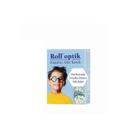 Roll Optik Erkek 100'lü Kapatıcı Göz Bandı