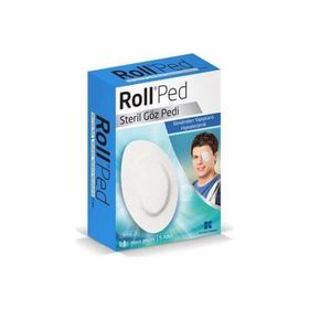 Roll Ped Steril Beyaz 5 Adet Göz Pedi