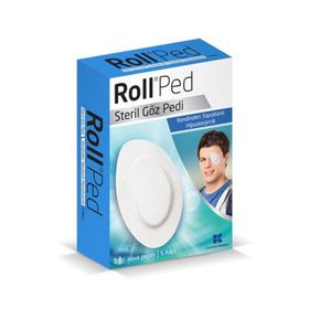 Roll Ped Steril Beyaz 5 Adet Göz Pedi