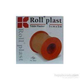 Roll Plast 5 cm x 5 m Çinko Oksitli Tıbbi Flaster