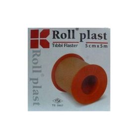 Roll Plast 5 cm x 5 m Çinko Oksitli Tıbbi Flaster