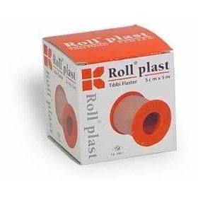 Roll Plast 5 cm x 5 m Çinko Oksitli Tıbbi Flaster