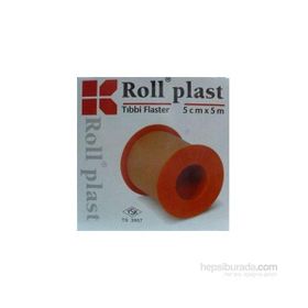 Roll Plast 5 cm x 5 m Çinko Oksitli Tıbbi Flaster