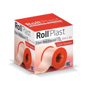 Roll Plast 5 cm x 5 m Tıbbi Esnek Flaster