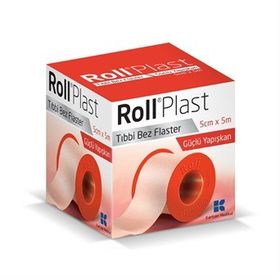 Roll Plast 5 cm x 5 m Tıbbi Esnek Flaster