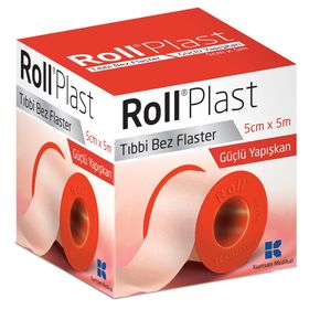 Roll Plast 5 cm x 5 m Tıbbi Esnek Flaster