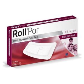 Roll Por Steril 10x25 cm Yapışkanlı Yara Pedi