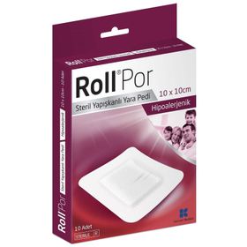 Roll Por Steril 5x7.2 cm 10 Adet Yapışkanlı Yara Pedi