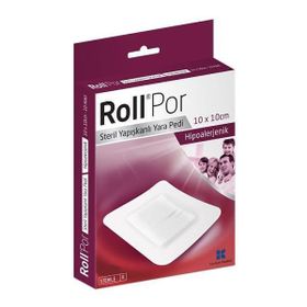Roll Por Steril Yapışkanlı 10x10 cm Yara Pedi