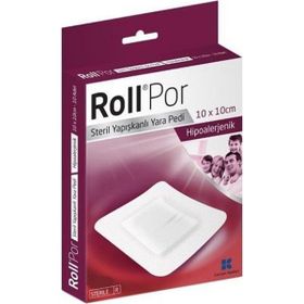 Roll Por Steril Yapışkanlı 10x10 cm Yara Pedi