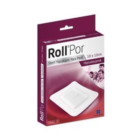 Roll Por Steril Yapışkanlı 10x10 cm Yara Pedi