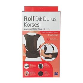 Roll Postureks Ayarlanabilir Bedenli Dik Duruş Korsesi
