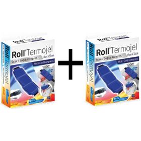 Roll Termojel Bel için 14x33 cm 2 Paket Sıcak Soğuk Kompres Jel