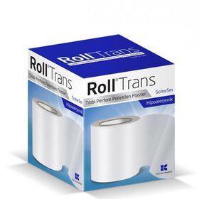 Roll Trans 5 cm x 5 m Şeffaf Perfore Polietilen Flaster