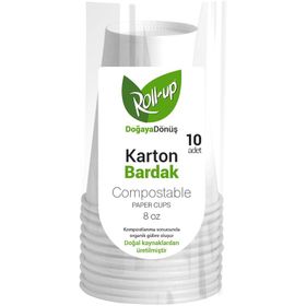 Roll Up 10'lu Karton Bardak